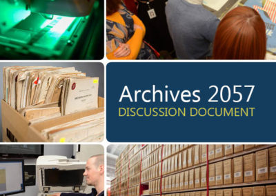 Archives 2057 Discussion Document Cover